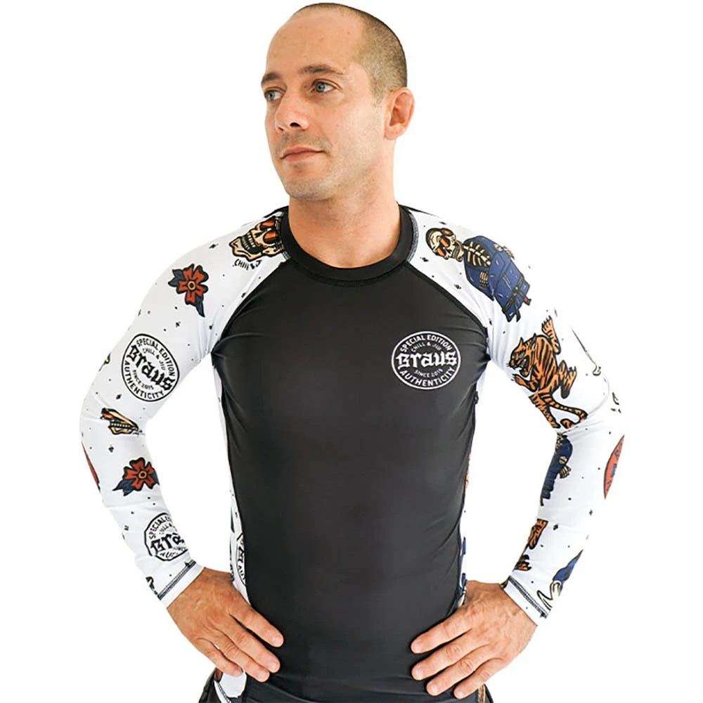 Braus Chill & Jiu Long Sleeve Rash Guard 1 Braus Chill & Jiu Long Sleeve Rash Guard