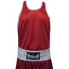Morgan Sports Red/White Boxing Singlet