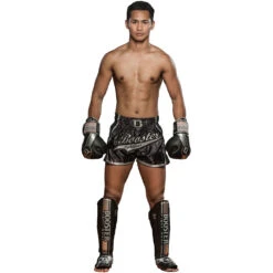 Booster BSG V3 Black/Silver Shin Guards -Boxing Promotions Store BSG V3 SILVER c 2