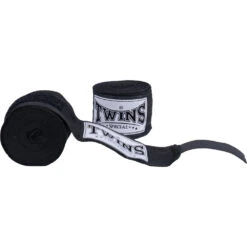 Twins 5m Black Hand Wraps -Boxing Promotions Store CH1 BLK 4