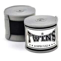 Twins Grey Elastic Handwraps -Boxing Promotions Store CH5 GRY 2