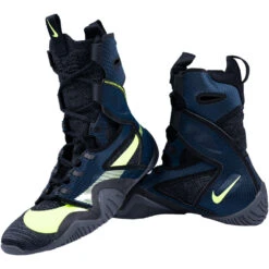 Nike Hyperko 2 Black/Metallic Cool Grey/Blue Boxing Shoes