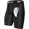 ShockDoctor Core Black Compression Shorts &amp; Bio-Flex Cup