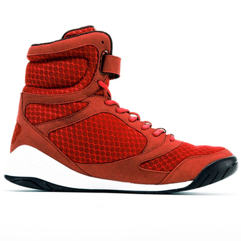 Everlast Elite Pro Hi-Top Red Boxing Boots 2 Everlast Elite Pro Hi-Top Red Boxing Boots - Image 2