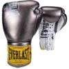 Everlast 1910 Classic Fight Grey Metallic Boxing Gloves