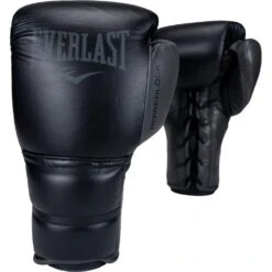 Everlast Pro Powerlock2 Black/Grey Fight Gloves