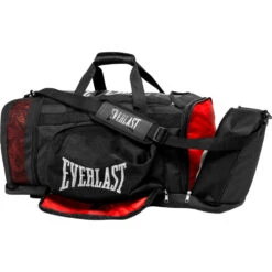 Everlast Contender Hybrid Black Duffel Bag 10 Everlast Contender Hybrid Black Duffel Bag -Boxing Promotions Store DWEQ141309 BLK 3