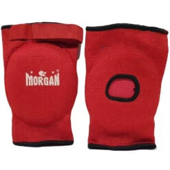 Morgan Sports Red Kids Elbow Pads