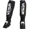 Venum Kontact Black Shin Guards