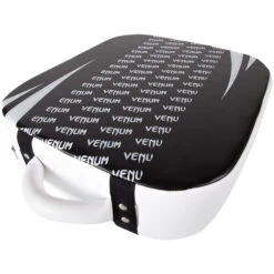 Venum Absolute Black/Ice Leather Square Kick Shield -Boxing Promotions Store EU VENUM 1202 2