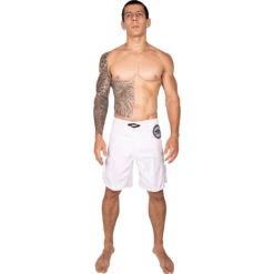 Contender F-4 White Fight Shorts -Boxing Promotions Store F 4WH c 4