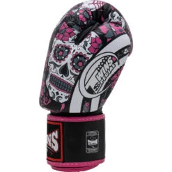 Twins Skull Tattoo Pink Boxing Gloves -Boxing Promotions Store FBGVL3 53 PNK c 4