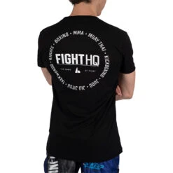 FightHQ Logo Black Tee -Boxing Promotions Store FHQ BLK TEE c 2