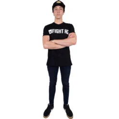 FightHQ Logo Black Tee -Boxing Promotions Store FHQ BLK TEE c 4