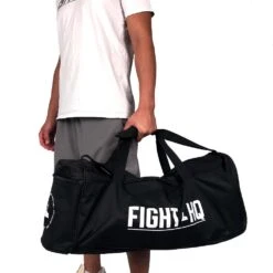 FightHQ Black Duffle Gym Bag -Boxing Promotions Store FHQ DB K 2