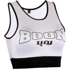 Boon White Crop Top -Boxing Promotions Store FTSW c 2