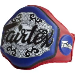 Fairtex Triple Champ Microfibre Red/Blue Belly Pad