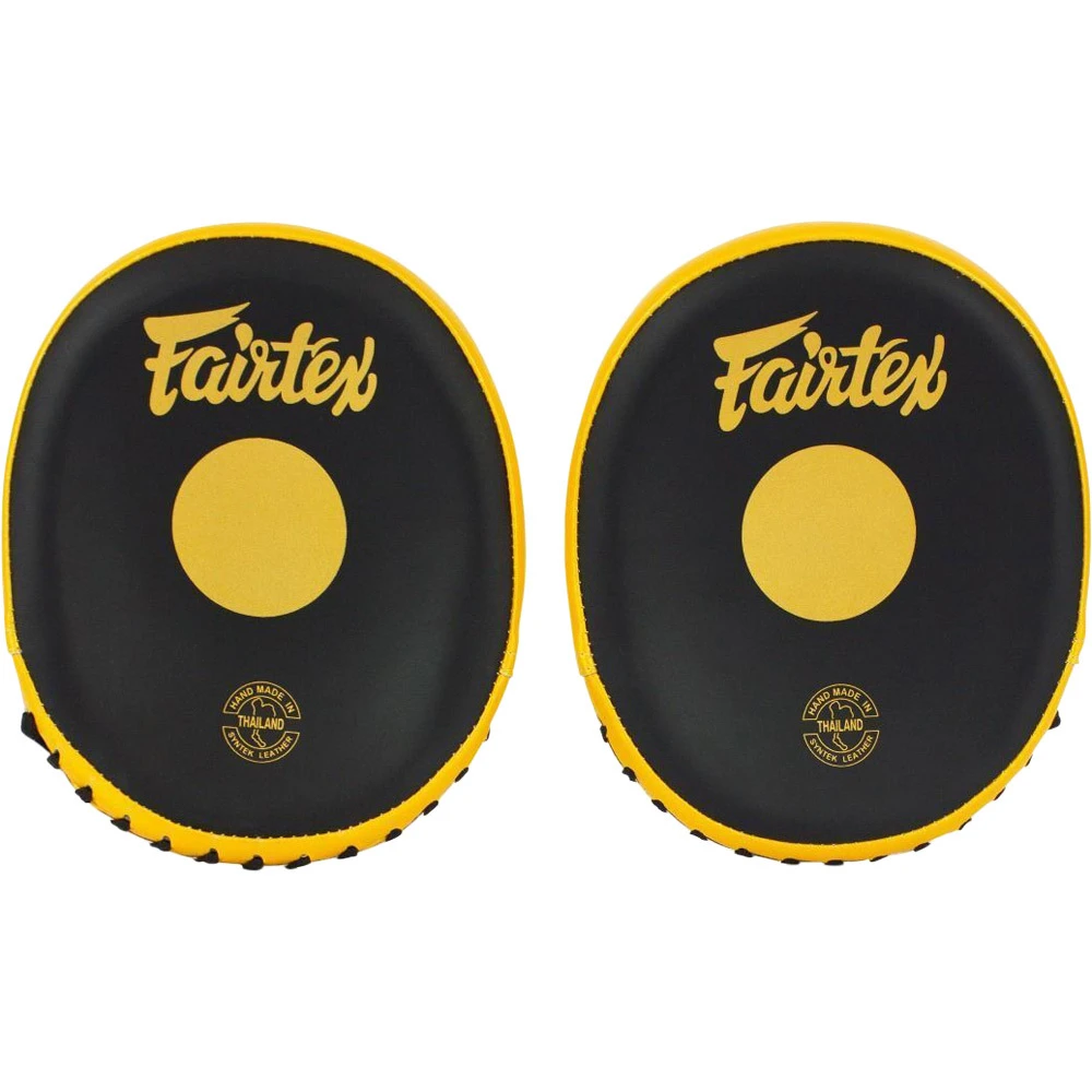 Fairtex Micro Black/Gold Focus Mitts 1 Fairtex Micro Black/Gold Focus Mitts