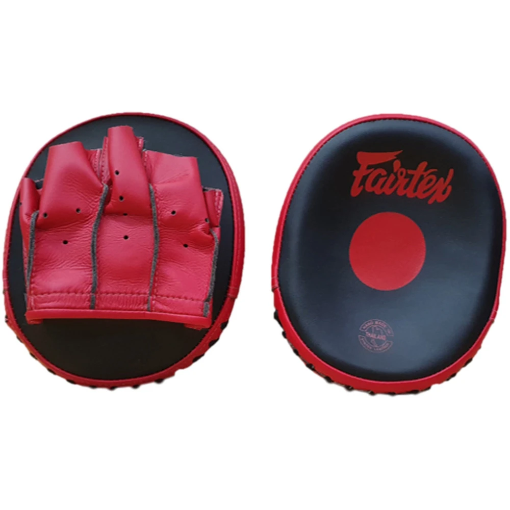 Fairtex Micro Black/Red Focus Mitts 2 Fairtex Micro Black/Red Focus Mitts - Image 2