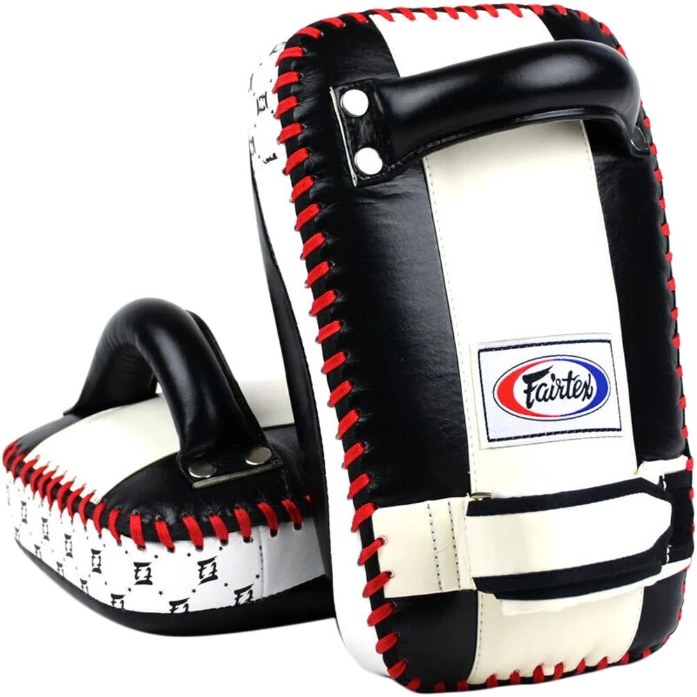 Fairtex Small Curved Black/White Thai Pads 2 Fairtex Small Curved Black/White Thai Pads - Image 2