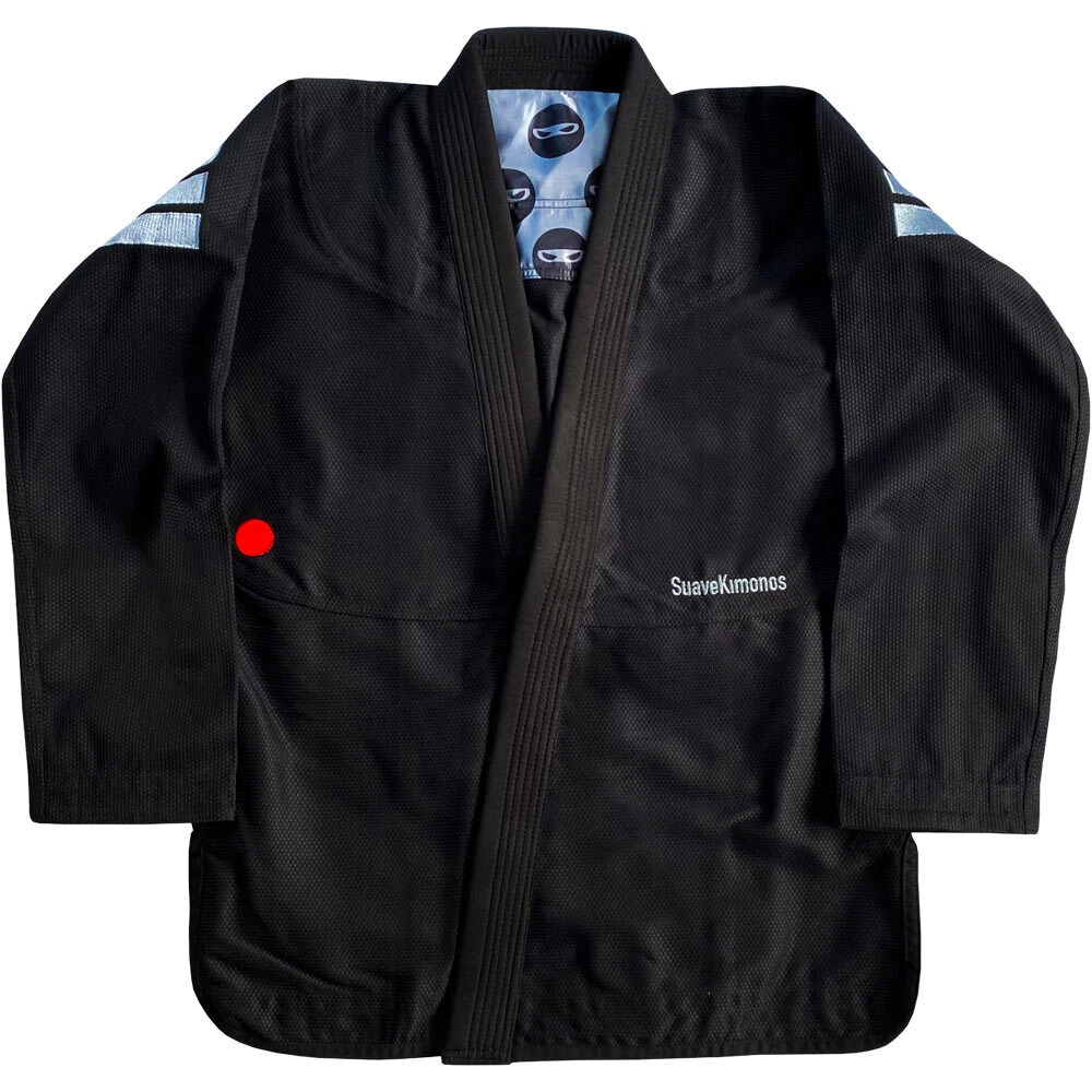Suave Kimonos Ninja III Black Gi 2 Suave Kimonos Ninja III Black Gi - Image 2