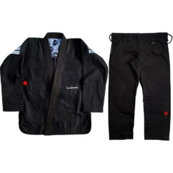 Suave Kimonos Ninja III Black Gi