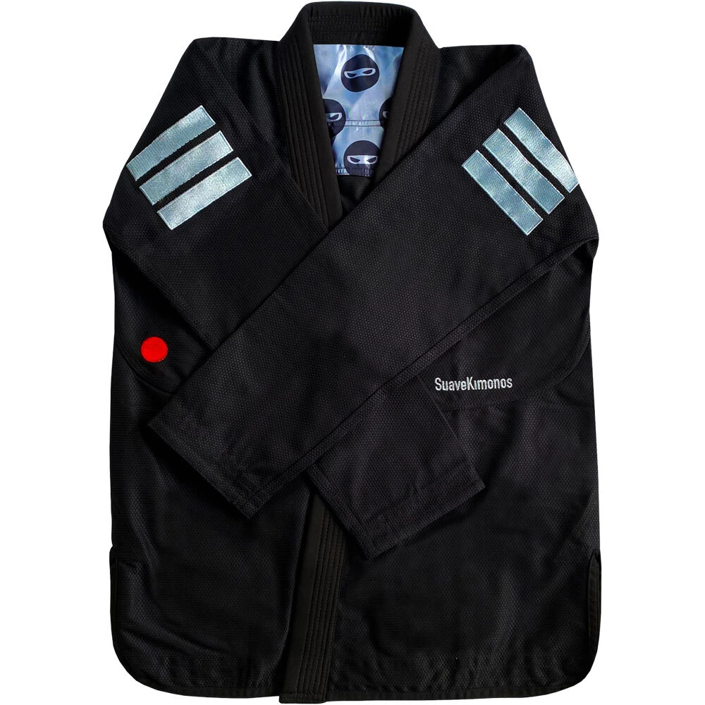 Suave Kimonos Ninja III Black Gi 4 Suave Kimonos Ninja III Black Gi - Image 4