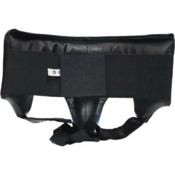 Morgan Platinum Leather Blue Abdominal Guard -Boxing Promotions Store GP 5 S BLU c 3