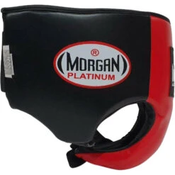 Morgan Platinum Leather Red Abdominal Guard -Boxing Promotions Store GP 5 S RD c 2