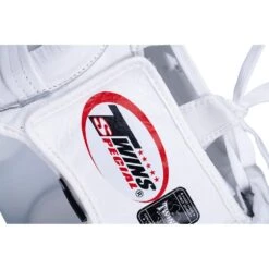 Twins Chin &amp; Cheek White Head Gear -Boxing Promotions Store HGL3 WHT c 3