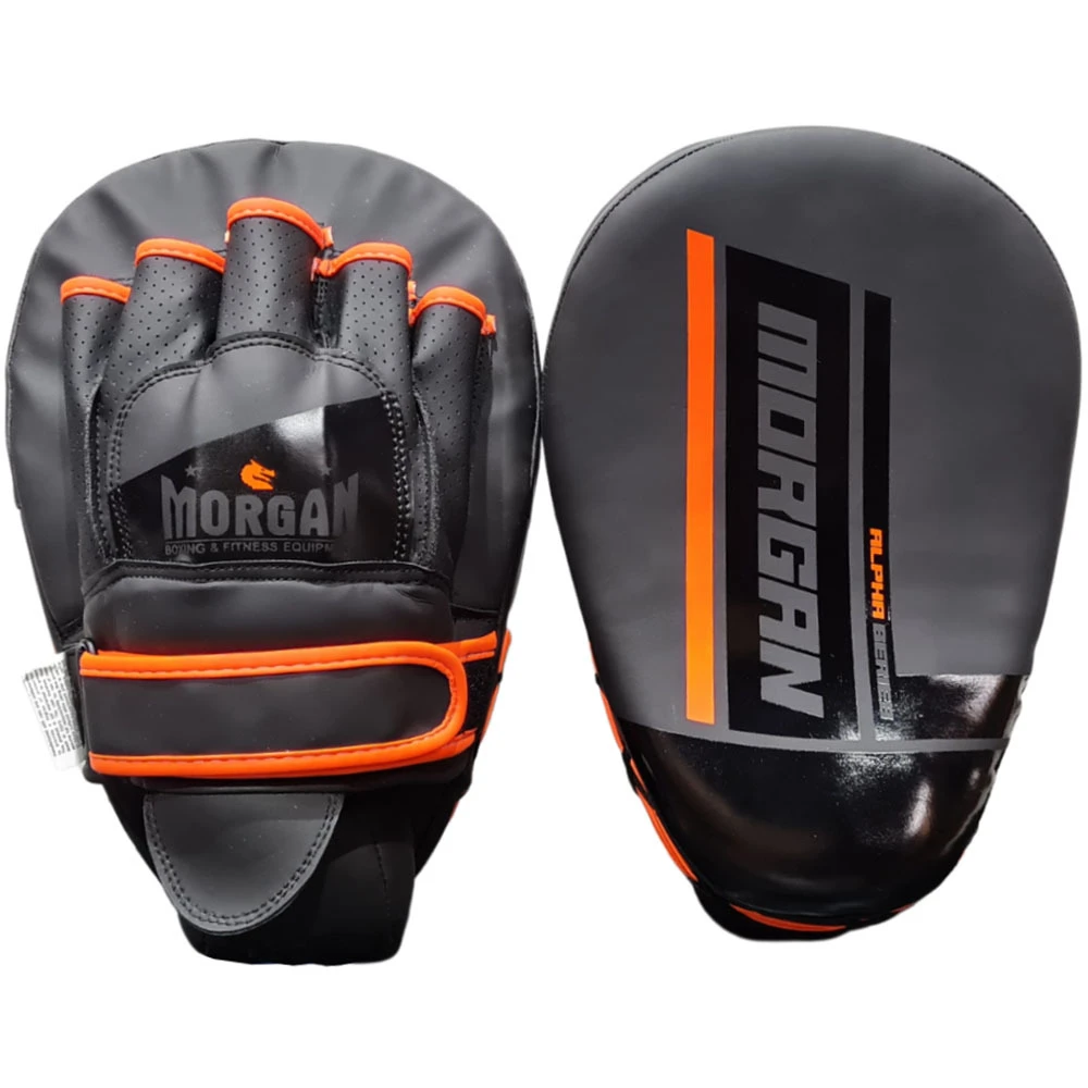 Morgan Sports Alpha Black/Orange Focus Pads 1 Morgan Sports Alpha Black/Orange Focus Pads
