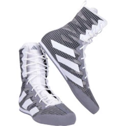 Adidas Box Hog 4 Grey Boxing Shoes -Boxing Promotions Store HP9613 GRY c 2