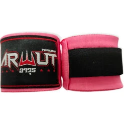 Arwut Fight Gear 4.5m Pink Hand Wraps