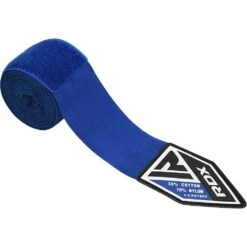 RDX Elasticised Blue Hand Wraps -Boxing Promotions Store HWX RBLU 2