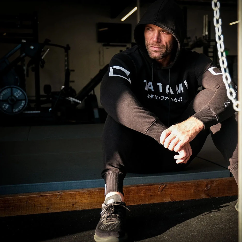 Tatami Katakana Black Hoodie 3 Tatami Katakana Black Hoodie - Image 3