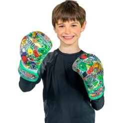 Sanabul Sticker Bombs Dinojungle Kids Boxing Gloves -Boxing Promotions Store KB DJ c 3