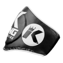 King Pro Black/White Belly Pad 5 King Pro Black/White Belly Pad -Boxing Promotions Store KBP Belly Pad 2