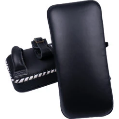 K Muaythai Equipment Classic Double Strap Black Thai Pads -Boxing Promotions Store KDTP BLK BLK 2