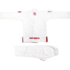 Sanabul Future Legend White/Red Kids Gi 7 Sanabul Future Legend White/Red Kids Gi -Boxing Promotions Store KG FL WHTRED c 2