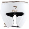 Fly Boxing Knight White/Matt Gold Headgear