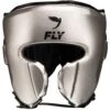Fly Boxing Knight X Silver/Black Head Gear