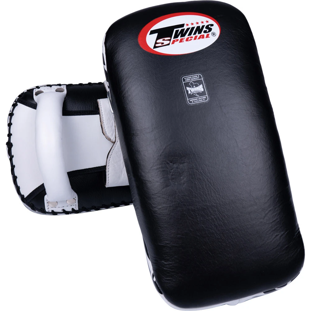Twins Black/White Buckle Kick Pads 2 Twins Black/White Buckle Kick Pads - Image 2