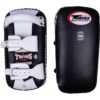 Twins Black/White Buckle Kick Pads