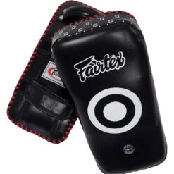 Fairtex "Superior" Black Curved Kicks Pads