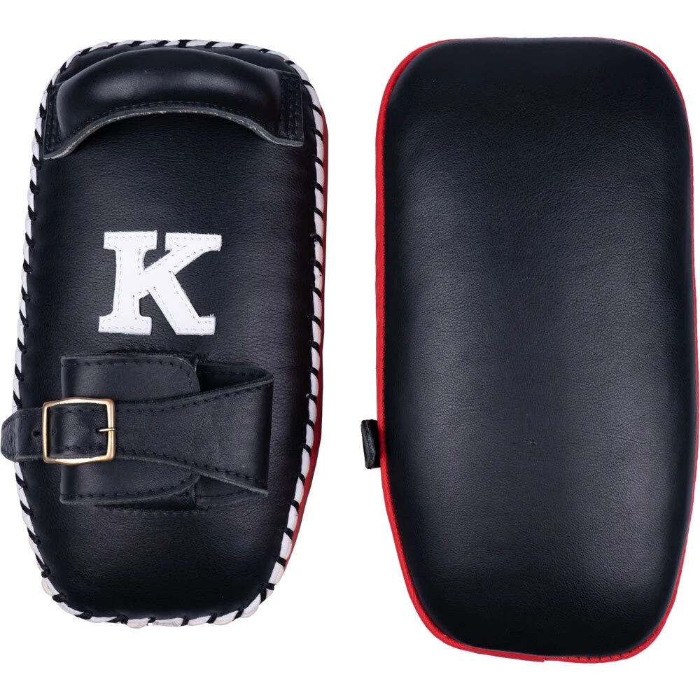 K Muaythai Equipment Classic Single Strap Red Thai Pads 2 K Muaythai Equipment Classic Single Strap Red Thai Pads - Image 2