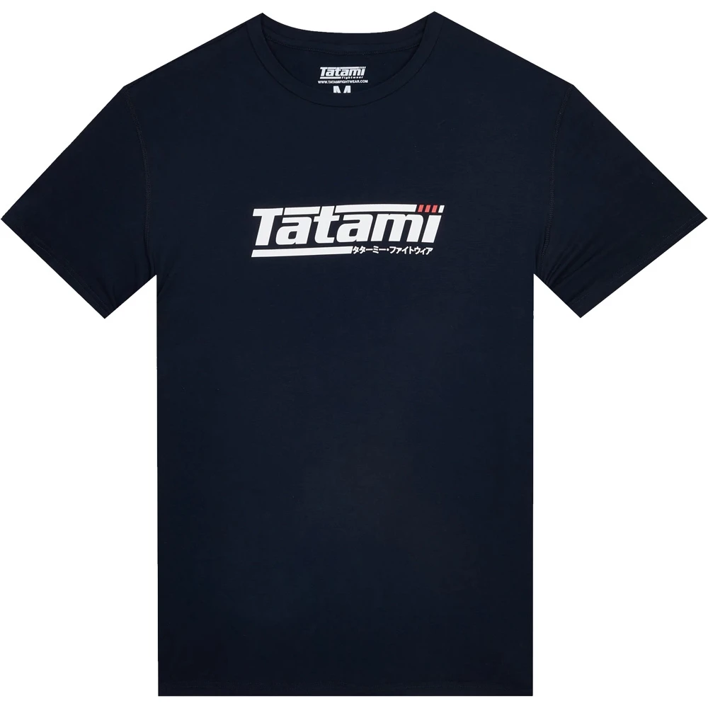 Tatami Logo Navy/White Tee 1 Tatami Logo Navy/White Tee
