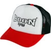 Boon Black/White/Red Trucker Cap