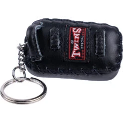 Twins Black Kick Pads Keyring -Boxing Promotions Store MKP1 2