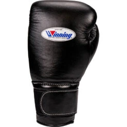 Winning 16oz Velcro Black Boxing Gloves 12 Winning 16oz Velcro Black Boxing Gloves -Boxing Promotions Store MS 600BLK V 3