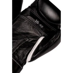 Winning 16oz Velcro Black Boxing Gloves 16 Winning 16oz Velcro Black Boxing Gloves -Boxing Promotions Store MS 600BLK V 7